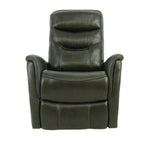 Antonio Leather Power Swivel Recliner - Espresso