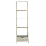 EAVIE GRAY/TOBACCO STAIR BOOKCASE