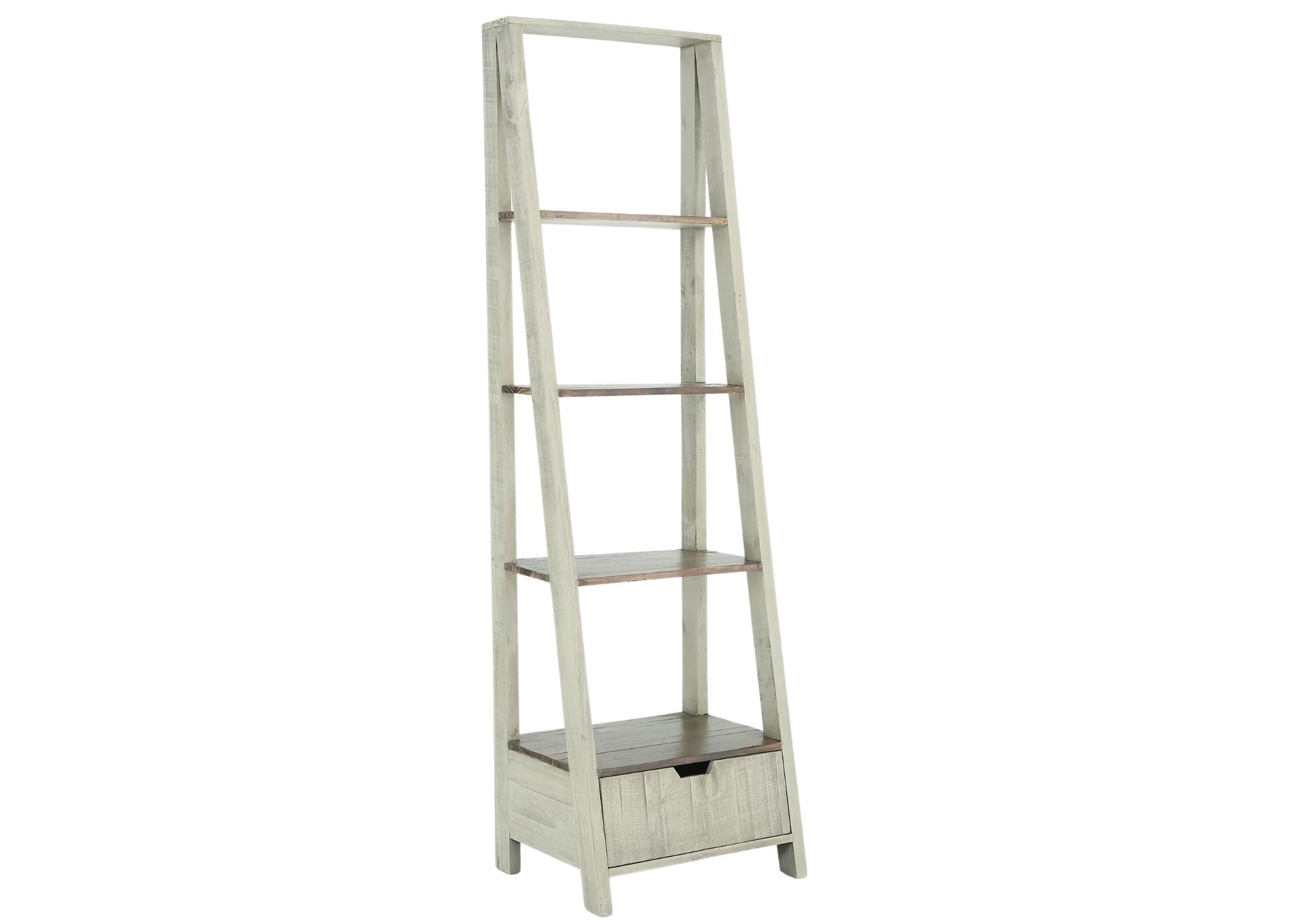 EAVIE GRAY/TOBACCO STAIR BOOKCASE - Additional View 1