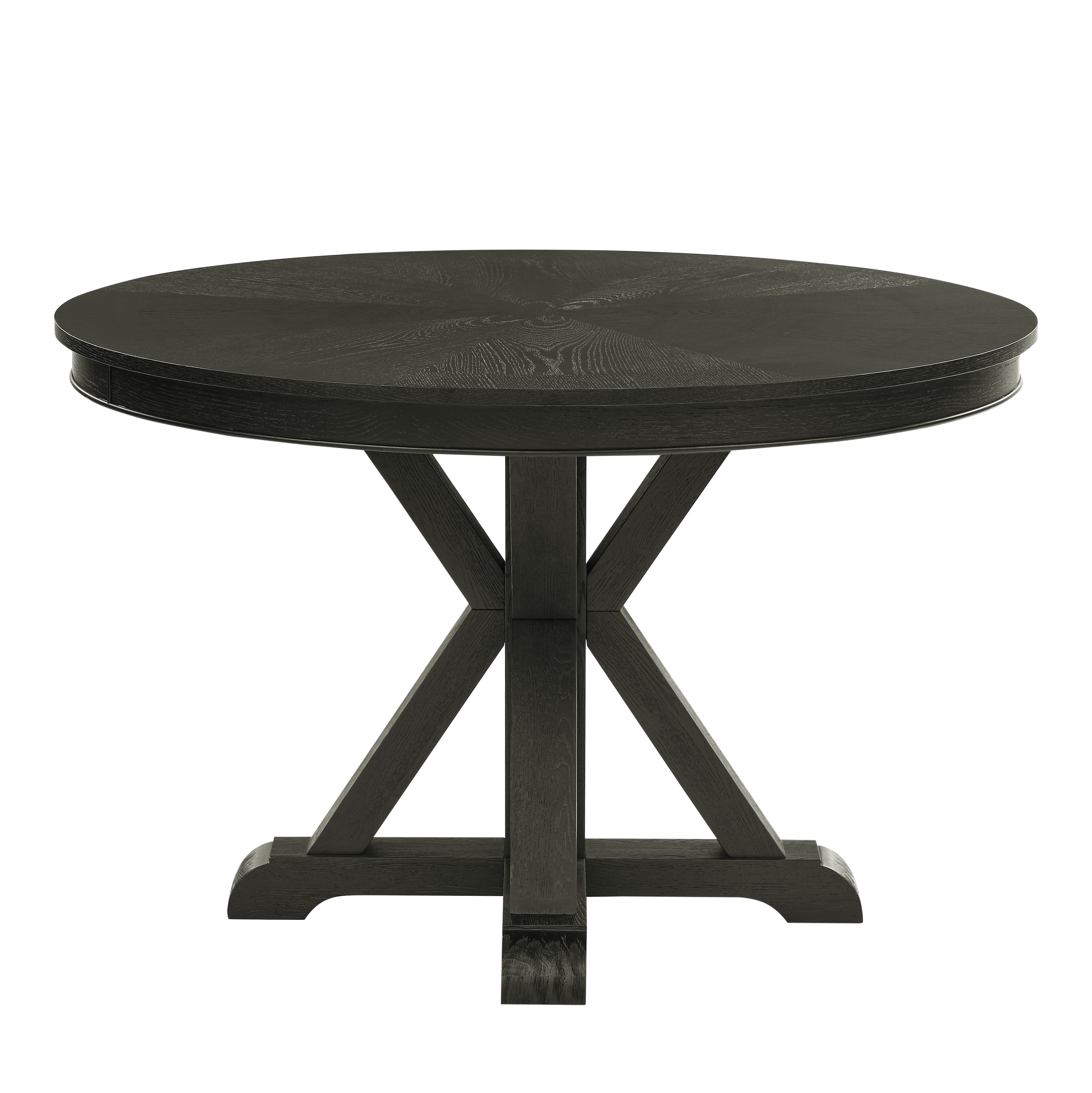 Steve Silver Furniture - Rylie Black Dining Table - Wood|Iron - Tables