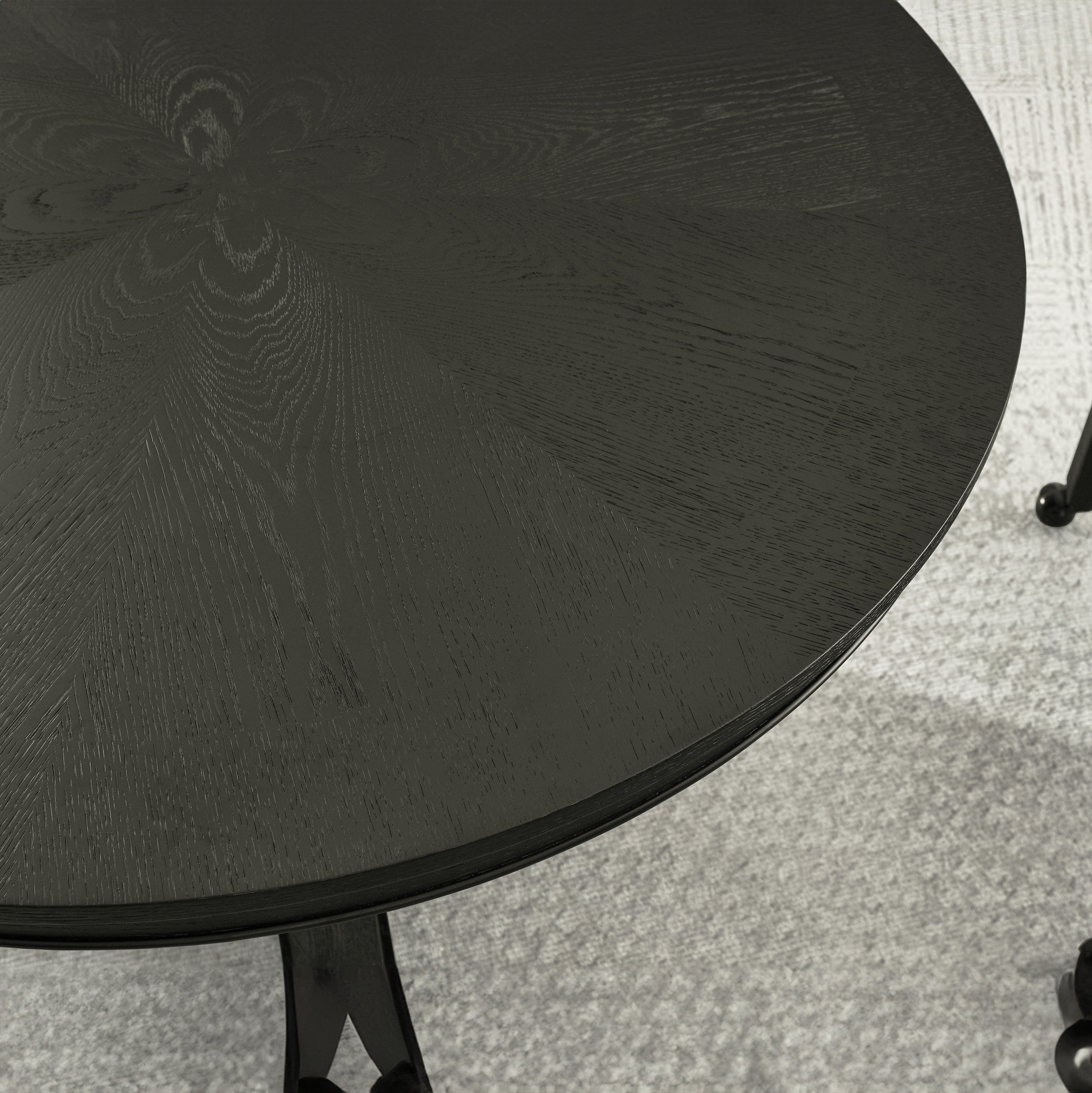 Steve Silver Furniture - Rylie Black Dining Table - Wood|Iron - Tables - Additional View 5