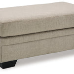 Ashley Furniture - Stonemeade Ottoman - Taupe - Light Brown Fabric - Ottomans