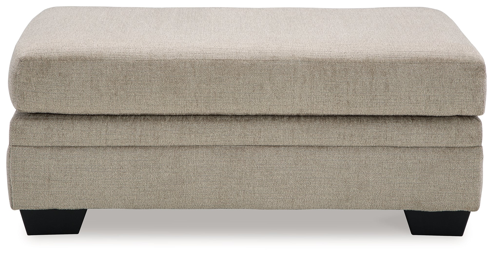 Ashley Furniture - Stonemeade Ottoman - Taupe - Light Brown Fabric - Ottomans - Additional View 2