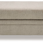 Ashley Furniture - Stonemeade Ottoman - Taupe - Light Brown Fabric - Ottomans - Additional View 2