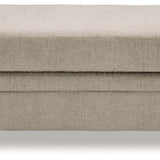 Ashley Furniture - Stonemeade Ottoman - Taupe - Light Brown Fabric - Ottomans - Additional View 2