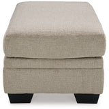 Ashley Furniture - Stonemeade Ottoman - Taupe - Light Brown Fabric - Ottomans - Additional View 3