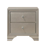 LYSSA CHAMPAGNE NIGHTSTAND