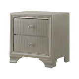 LYSSA CHAMPAGNE NIGHTSTAND - Additional View 1