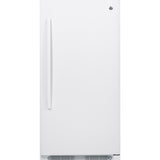 GE White 18C Upright Convertible Freezer/Refrigerator