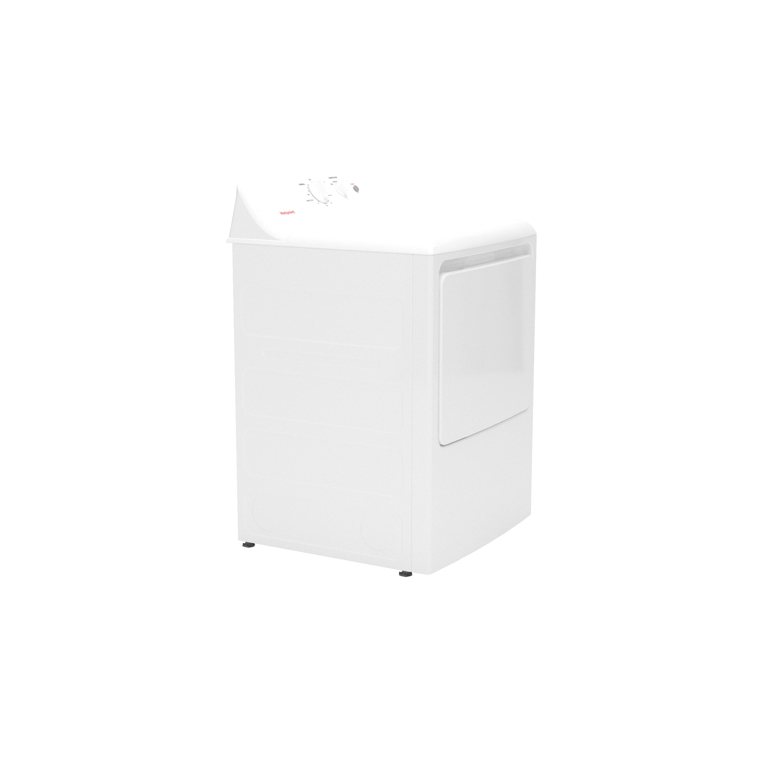 GE - HOTPOINT 6.2CU GAS DRYER - White - Dryers - Additional View 28