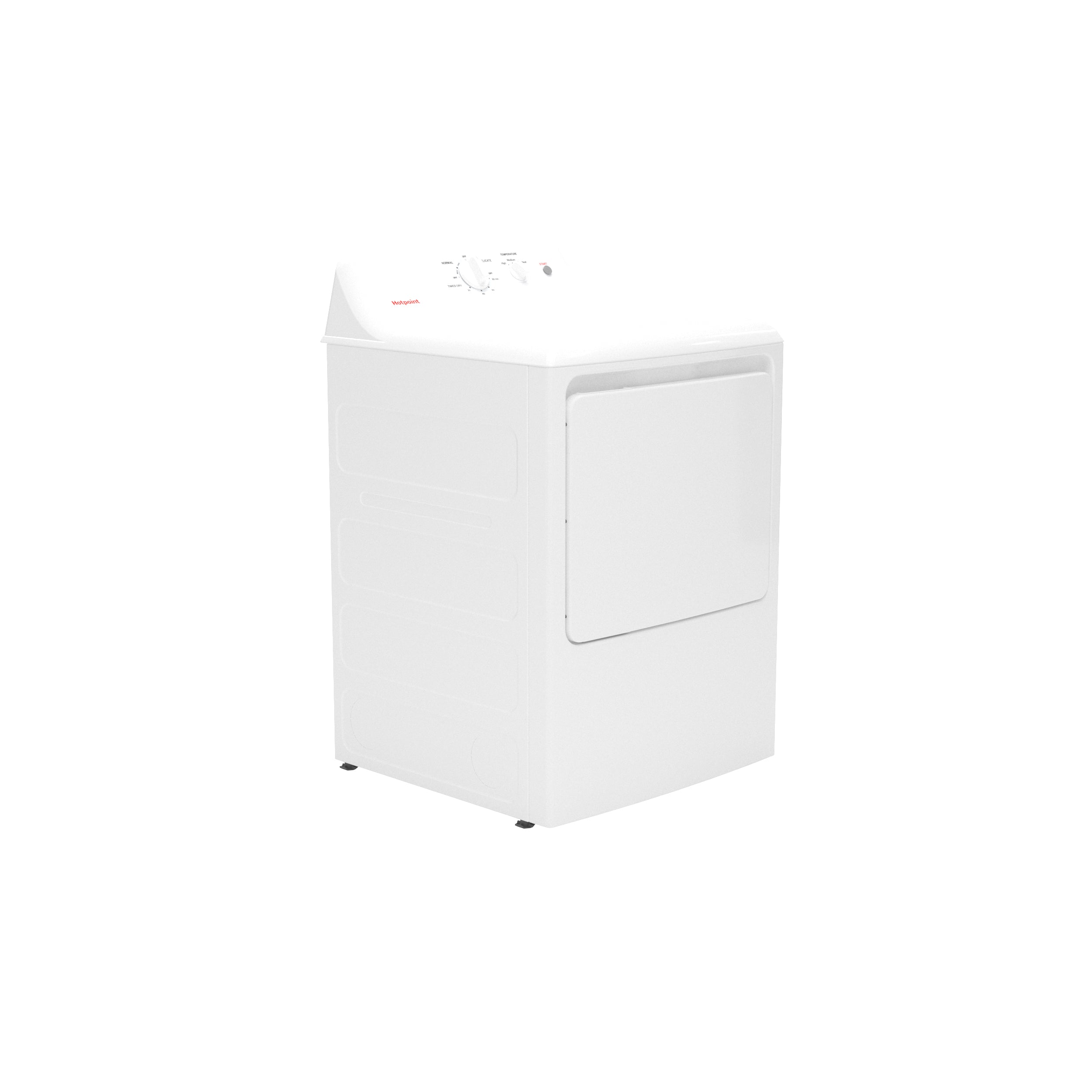 GE - HOTPOINT 6.2CU GAS DRYER - White - Dryers - Additional View 29