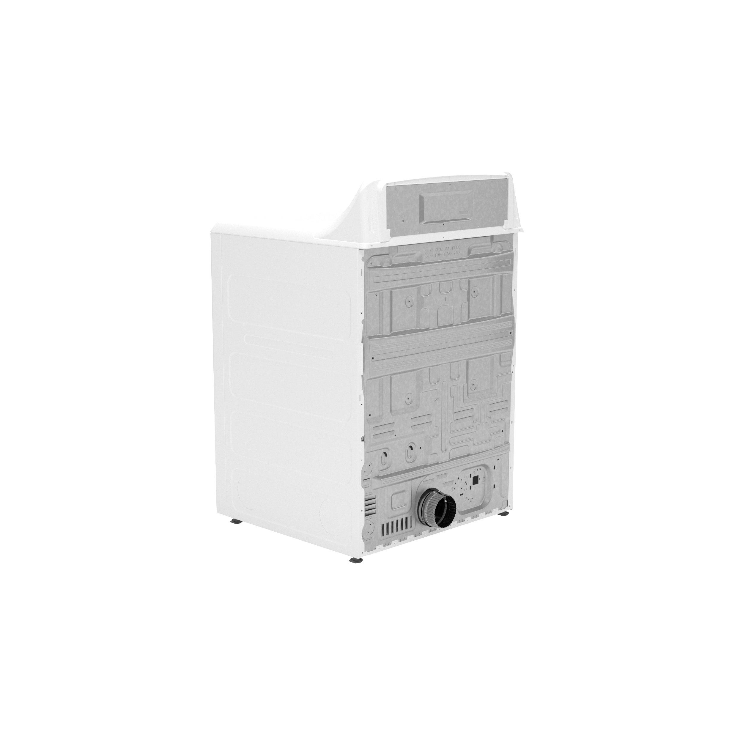 GE - HOTPOINT 6.2CU GAS DRYER - White - Dryers - Additional View 17