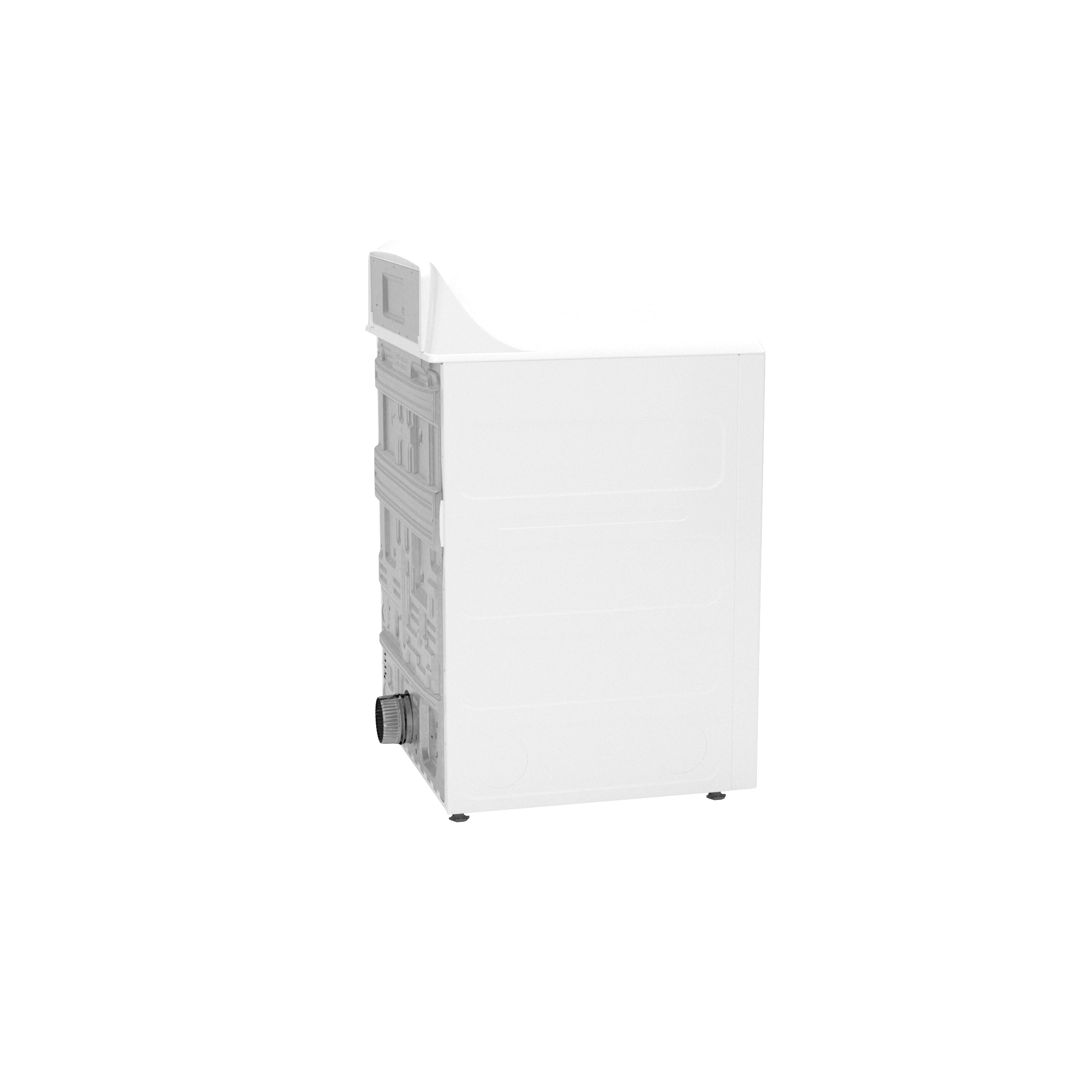 GE - HOTPOINT 6.2CU GAS DRYER - White - Dryers - Additional View 25