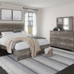 Ashley Furniture - Ralinksi Nightstand - Brown - Gray Wood - Nightstands