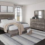 Ashley Furniture - Ralinksi Nightstand - Brown - Gray Wood - Nightstands