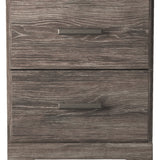 Ashley Furniture - Ralinksi Nightstand - Brown - Gray Wood - Nightstands - Additional View 2