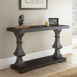 Steve Silver Furniture - DORYS SOFA TABLE - Dark Brown Wood - Tables - Additional View 5