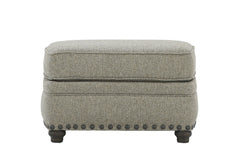 MALIBU PEWTER OTTOMAN