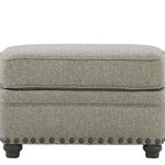 MALIBU PEWTER OTTOMAN