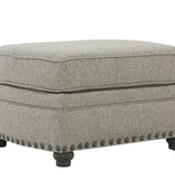 MALIBU PEWTER OTTOMAN - Additional View 1