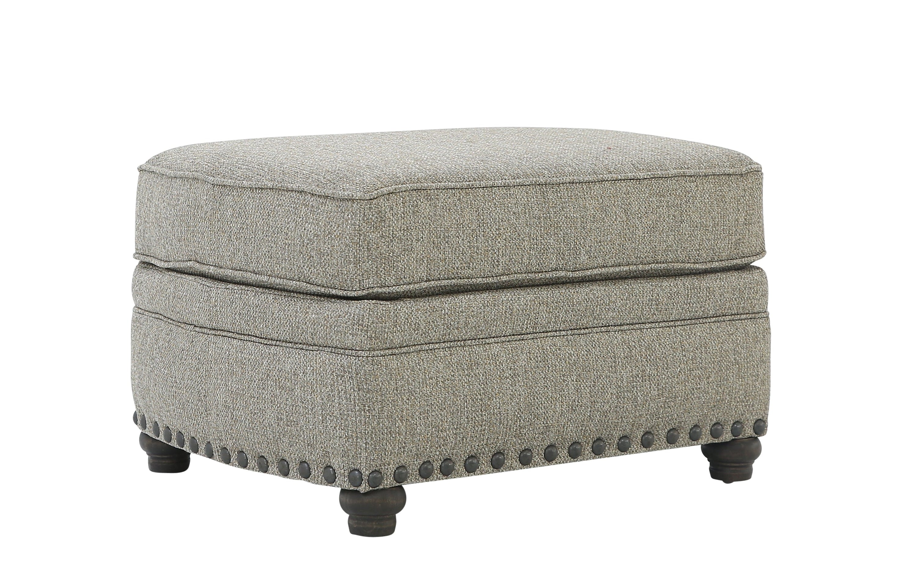 MALIBU PEWTER OTTOMAN - Additional View 1