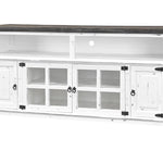 Lawman 72" Media Console - White/Weathered
