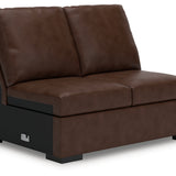 Ashley Furniture - MODERN DAY COFFEE LEATHER 3 PIECE SECTIONAL - Dark Brown Leather Match - Sectionals - Additional View 1