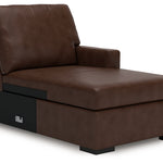 Ashley Furniture - MODERN DAY COFFEE LEATHER 3 PIECE SECTIONAL - Dark Brown Leather Match - Sectionals - Additional View 5