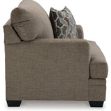 Ashley Furniture - Stonemeade Oversized Chair - Nutmeg - Dark Brown Fabric - Chairs - Additional View 3