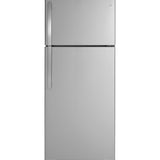 GE STAINLESS STEEL 17.5CU TOP FREEZER REFRIGERATOR - Pearl Silver - Refrigerators