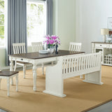 Steve Silver Furniture - Joanna Dining Table - White - Wood - Tables - Additional View 5