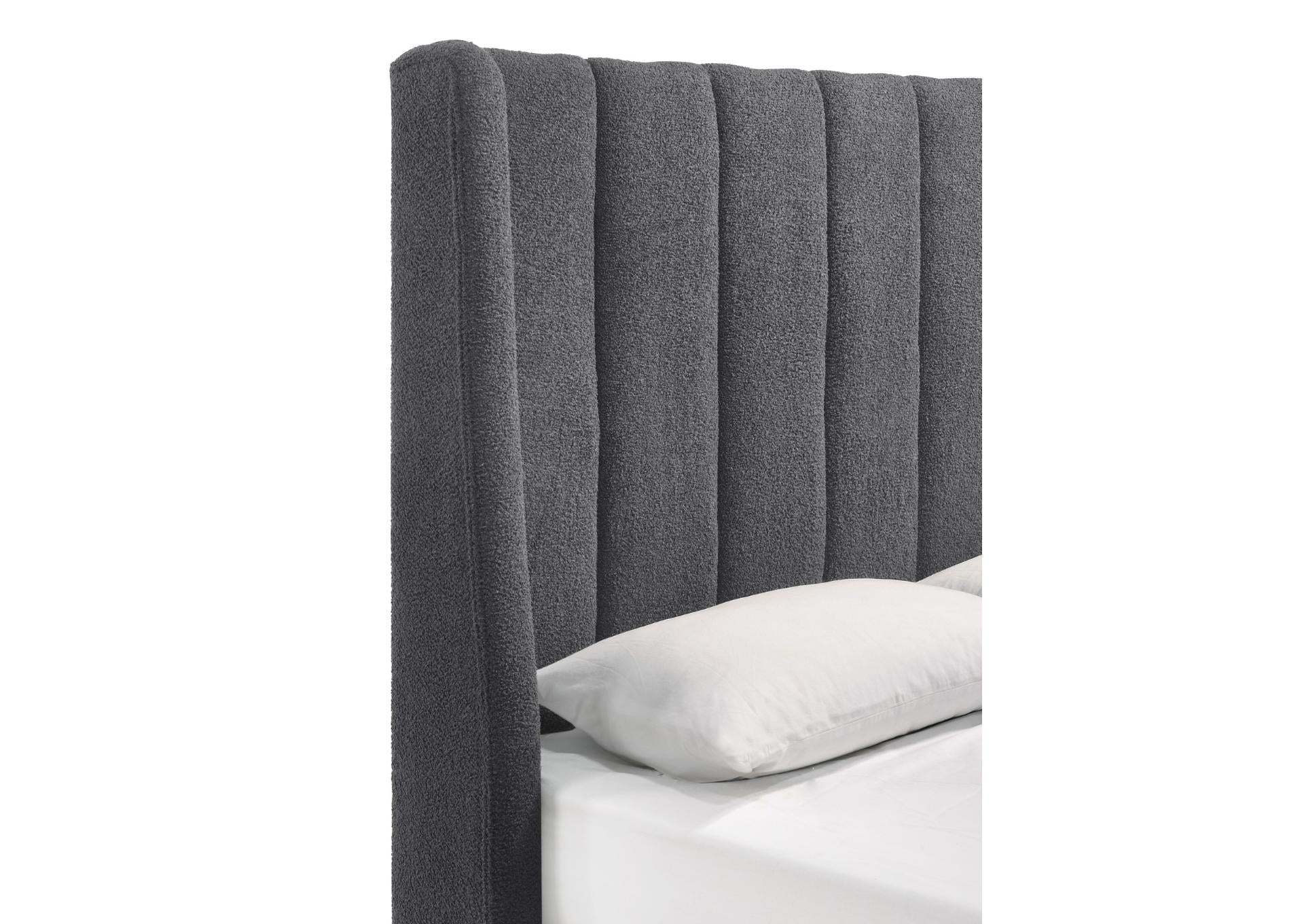 Agnes Queen Bed - Charcoal - Additional View 1