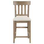 Steve Silver Furniture - Napa Counter Chair - Sand - Light Brown Wood - Chairs