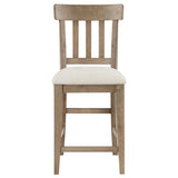 Steve Silver Furniture - Napa Counter Chair - Sand - Light Brown Wood - Chairs