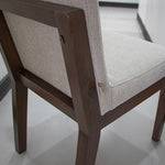 International Furniture Direct - PAROTA RIDGE UPHOLSTERED DINING CHAIR - Dark Brown|Gray Wood|Fabric - Chairs - Additional View 5
