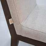 International Furniture Direct - PAROTA RIDGE UPHOLSTERED DINING CHAIR - Dark Brown|Gray Wood|Fabric - Chairs - Additional View 6