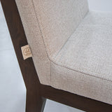 International Furniture Direct - PAROTA RIDGE UPHOLSTERED DINING CHAIR - Dark Brown|Gray Wood|Fabric - Chairs - Additional View 6
