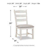 Ashley Furniture - pull from site - Beige Fabric|Wood - Chairs - Additional View 3