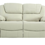 Easton Leather Reclining Loveseat - Stone