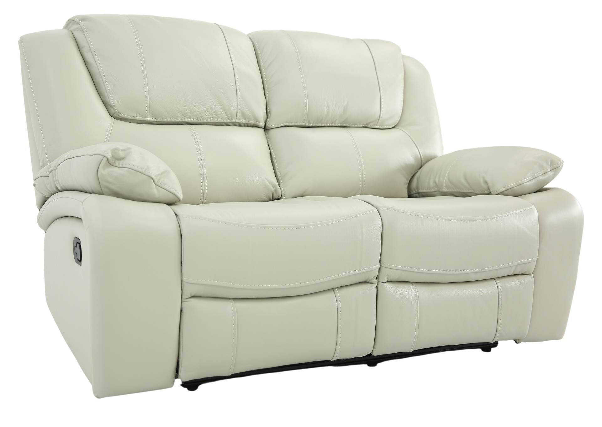 Easton Leather Reclining Loveseat - Stone - Additional View 1