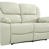 Easton Leather Reclining Loveseat - Stone - Additional View 1