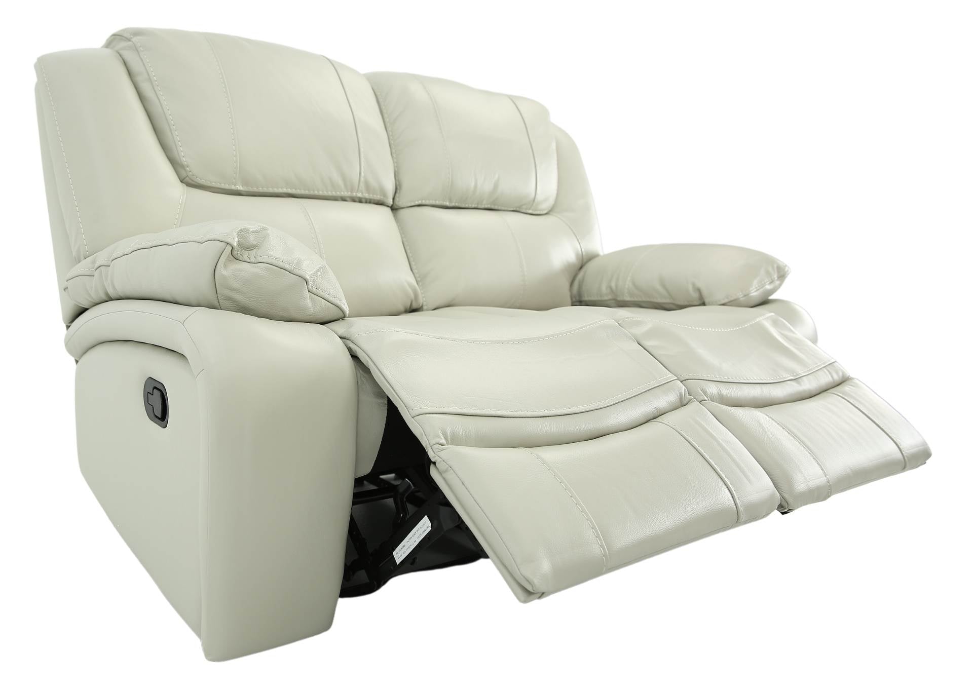 Easton Leather Reclining Loveseat - Stone - Additional View 2