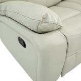 Easton Leather Reclining Loveseat - Stone - Additional View 3