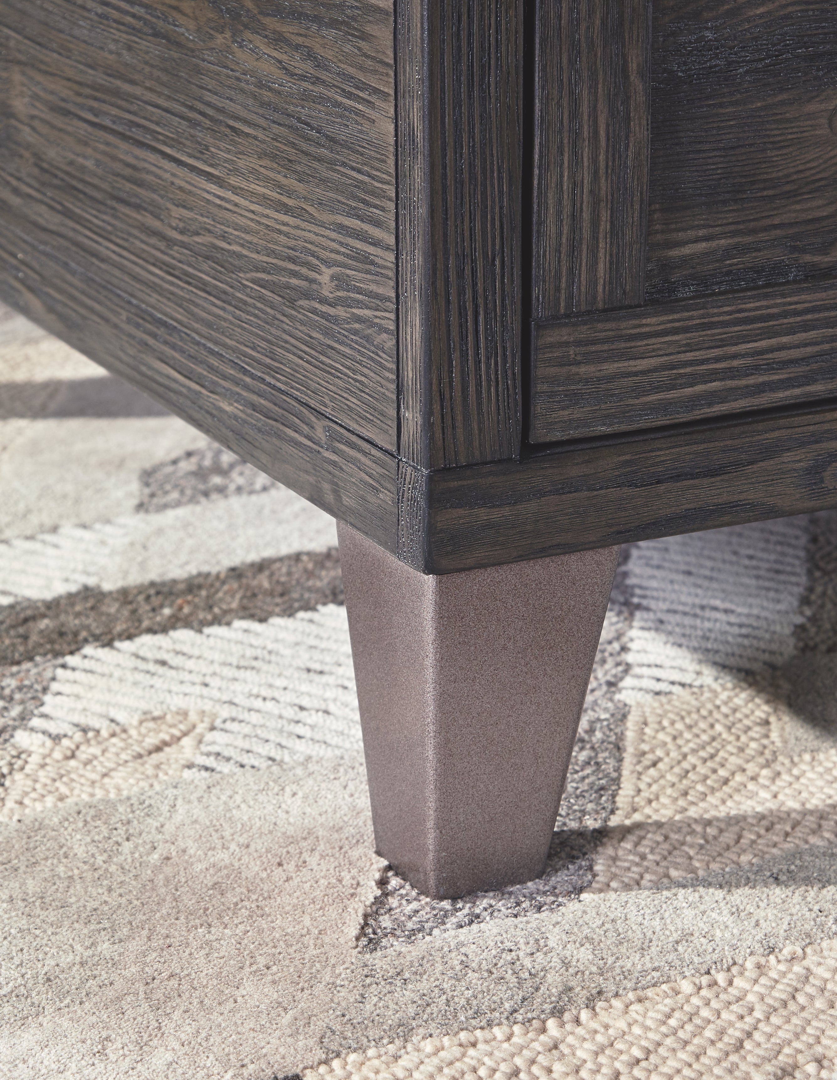 Ashley Furniture - TODOE LIFT TOP COCKTAIL TABLE - Dark Gray Metal|Wood - Tables - Additional View 5