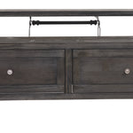 Ashley Furniture - TODOE LIFT TOP COCKTAIL TABLE - Dark Gray Metal|Wood - Tables - Additional View 9