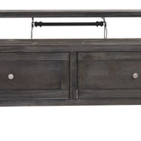 Ashley Furniture - TODOE LIFT TOP COCKTAIL TABLE - Dark Gray Metal|Wood - Tables - Additional View 9