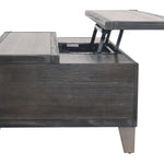Ashley Furniture - TODOE LIFT TOP COCKTAIL TABLE - Dark Gray Metal|Wood - Tables - Additional View 12