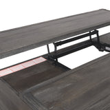 Ashley Furniture - TODOE LIFT TOP COCKTAIL TABLE - Dark Gray Metal|Wood - Tables - Additional View 13