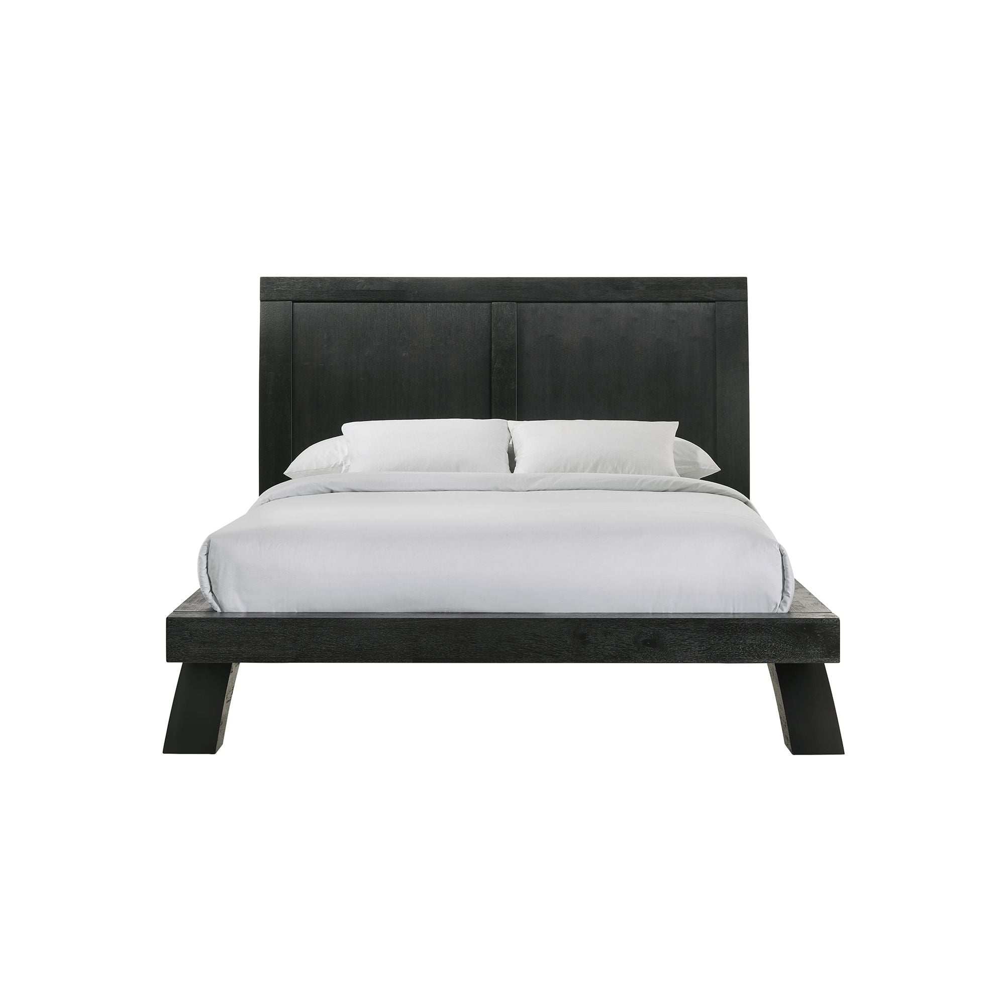Elements International - Allan Black Full Bed - Wood - Beds - Additional View 1