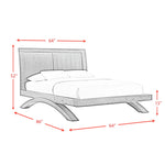 Elements International - Allan Black Full Bed - Wood - Beds - Additional View 8